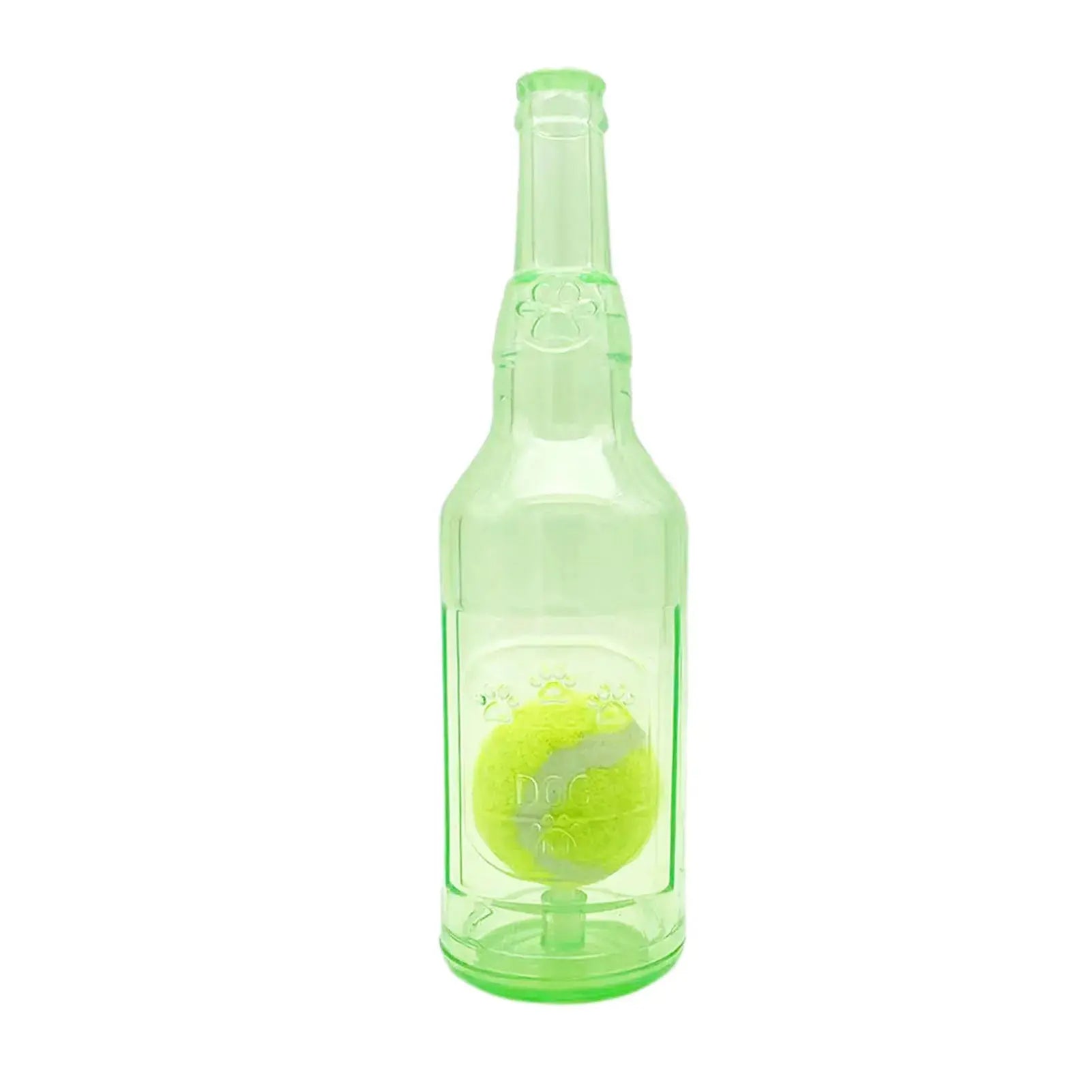 Portable Pet Crunchy Bottle Toy with Ball – Stress Relief for Dogs & Cats SMARTGLO COLLECTIONS Pet supplies 16.40 SMARTGLO COLLECTIONS green / Large