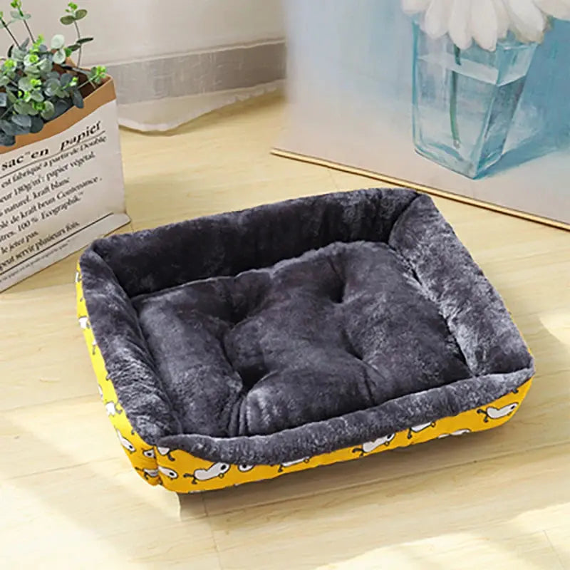 Pet Bed Sofa Mat for Dogs & Cats – Small, Medium, Large SMARTGLO COLLECTIONS Pet Feeder 26.92 SMARTGLO COLLECTIONS Yellow / XL 70x50cm