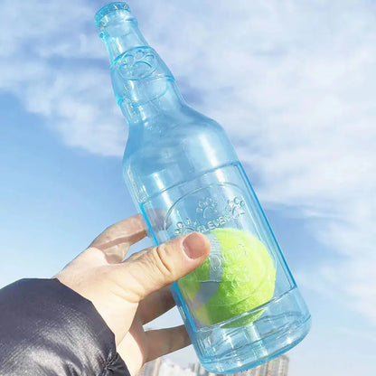 Portable Pet Crunchy Bottle Toy with Ball – Stress Relief for Dogs & Cats SMARTGLO COLLECTIONS Pet supplies  SMARTGLO COLLECTIONS