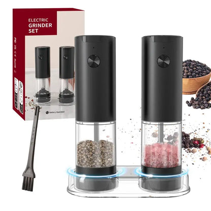 Electric Salt & Pepper Grinder – Adjustable, Refillable, Battery-Powered SMARTGLO COLLECTIONS Home & Kitchen 28.68 SMARTGLO COLLECTIONS 2Pcs Plastic shell