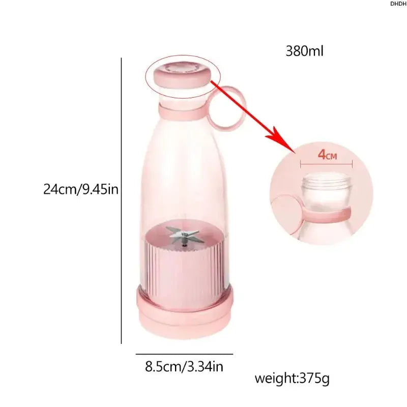 Portable Blender for Shakes & Smoothies – USB Rechargeable Mini Juice Mixer SMARTGLO COLLECTIONS Health And Fitness  SMARTGLO COLLECTIONS