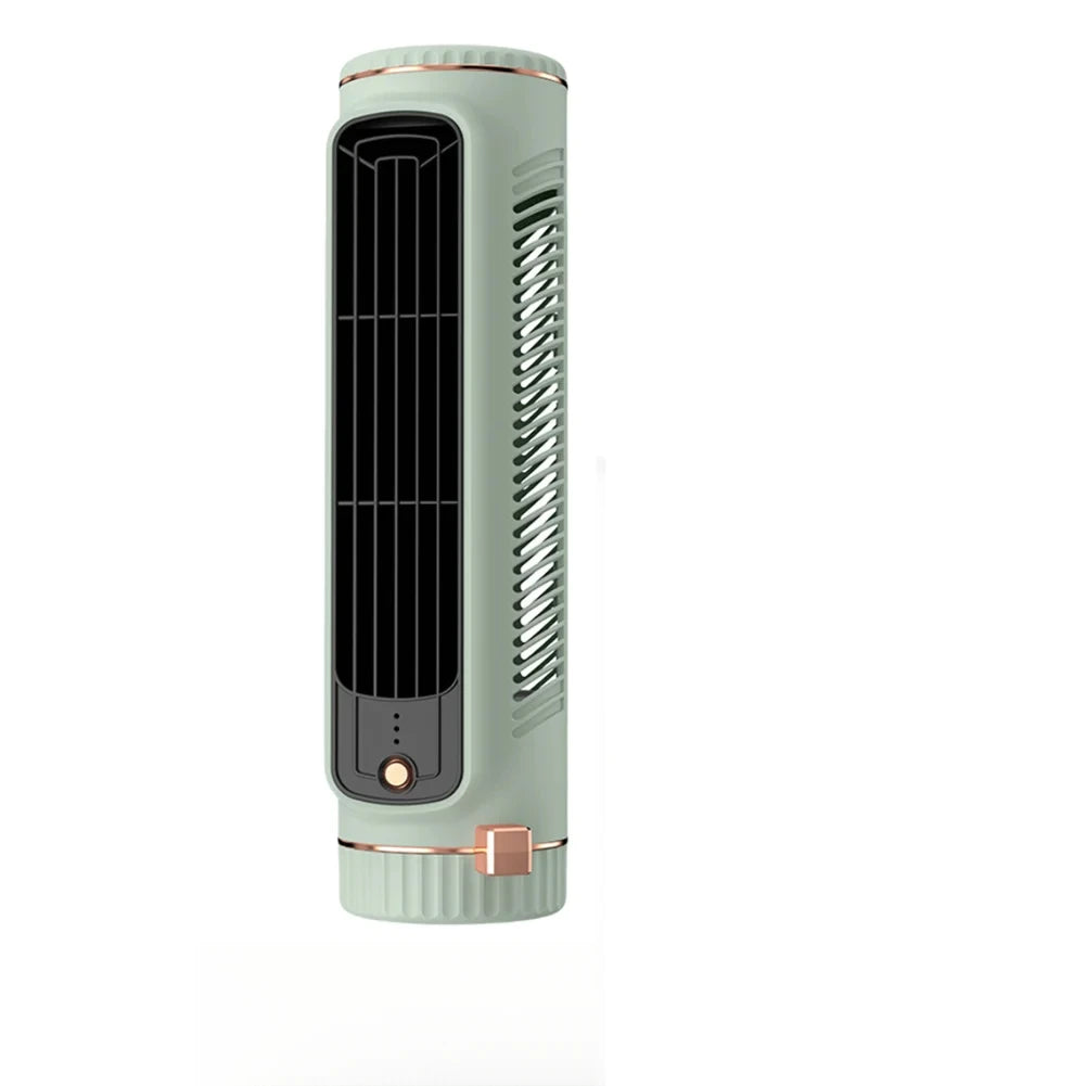 SMARTGLO COLLECTIONS portable desktop tower fan with USB charging, compact air cooling and circulating fan for room and home use.