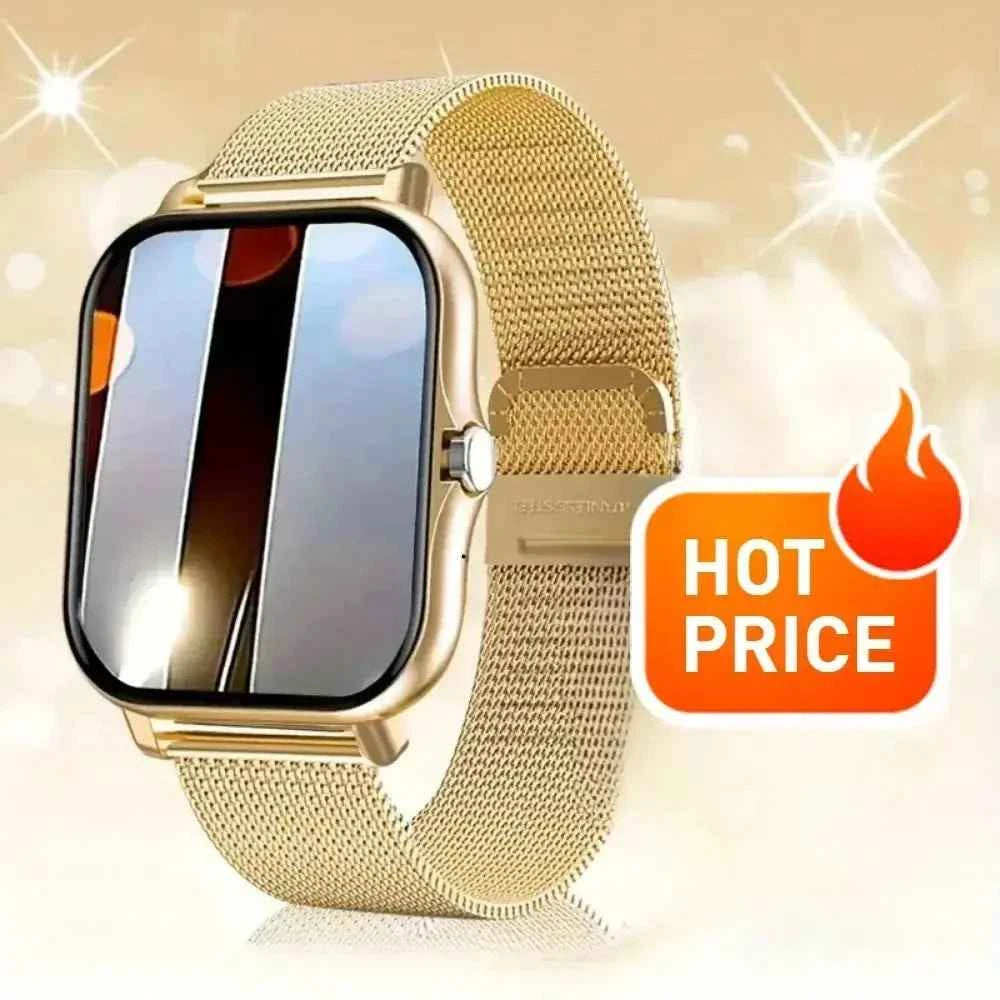 Smart Fitness Watch 2025 – Calls, 50 Sports Modes, HR & SpO2 (iOS/Android)