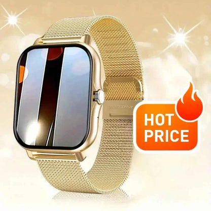 Smart Fitness Watch 2025 – Calls, 50 Sports Modes, HR & SpO2 (iOS/Android)