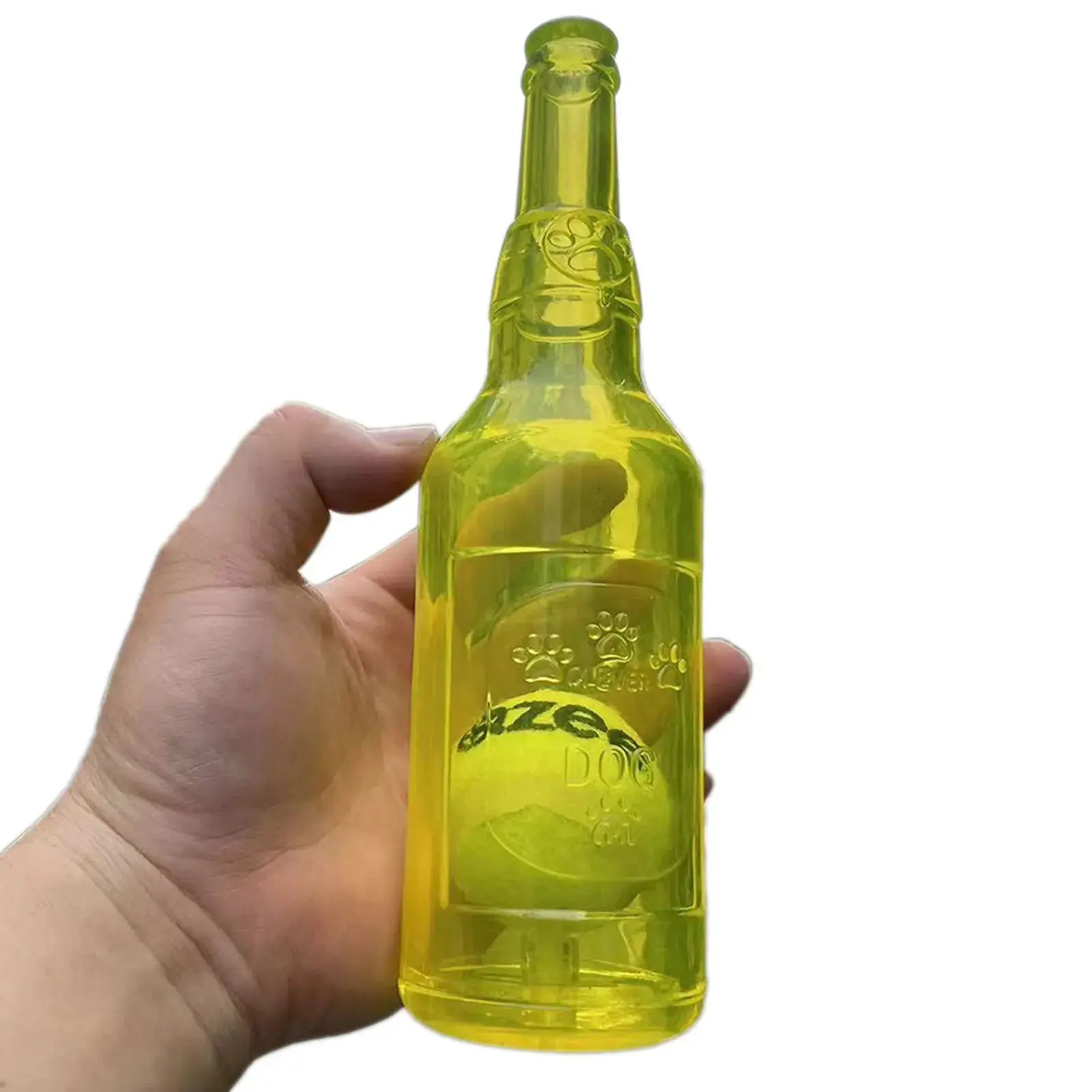 Portable Pet Crunchy Bottle Toy with Ball – Stress Relief for Dogs & Cats SMARTGLO COLLECTIONS Pet supplies 12.68 SMARTGLO COLLECTIONS Yellow / Small