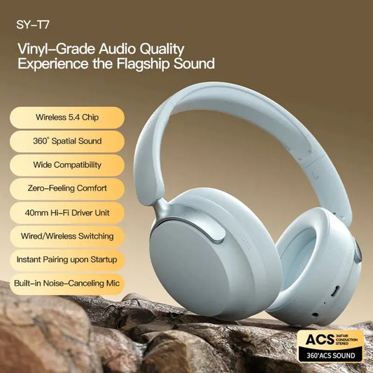 Wireless Noise Cancelling Headphones | Immersive Sound & Deep Bass with Mic SMARTGLO COLLECTIONS   SMARTGLO COLLECTIONS