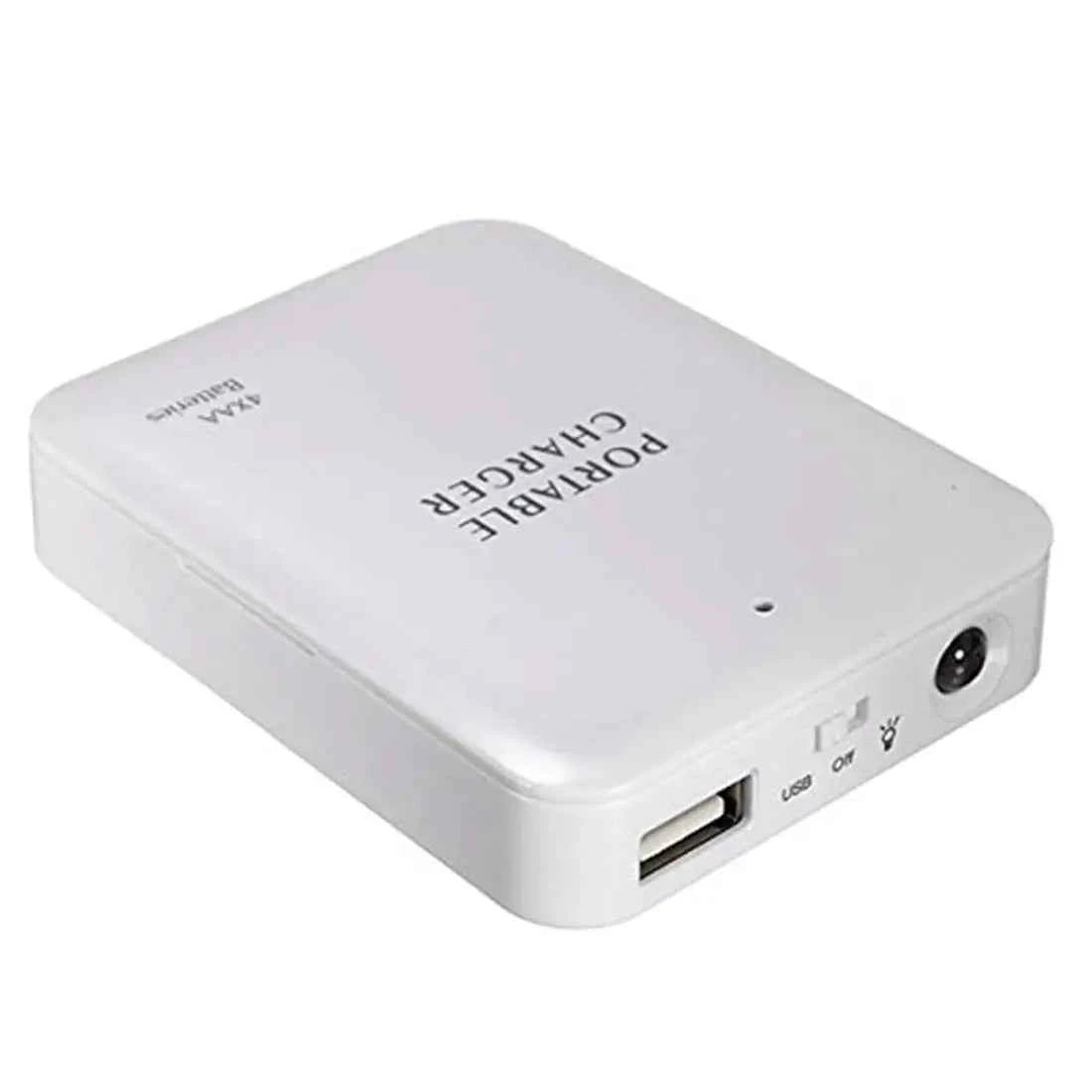 Portable USB Power Bank | Emergency Charger with 4×AA Batteries for iPhone