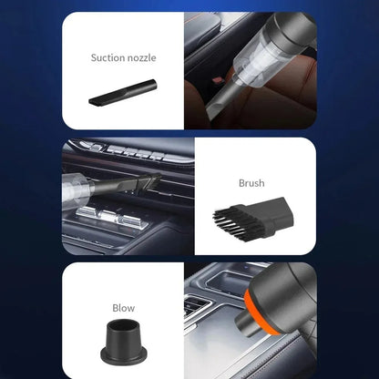 Wireless Car Vacuum Cleaner 120W Cordless Dust Handheld Auto Portabale Vacuum High-power Vacuum Cleaner For Home Office Car - SMARTGLO COLLECTIONS