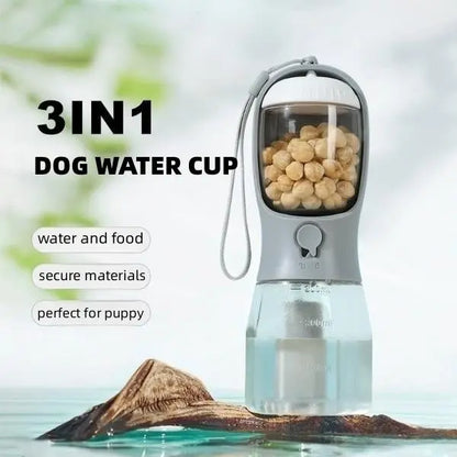 Dog Water Cup Drinking Food Garbage Bag Three-in-one Portable Small Multi-functional Pet Cups Pets Supplies CJ Smart pet feeders  SMARTGLO COLLECTIONS
