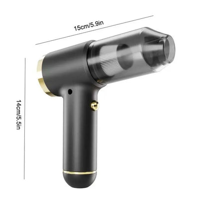 Vacuum Cleaner And Air Duster For Cars, Homes, Offices And Pets, High-power, Multi-nozzle Handheld Car Vacuum Cleaner. CJ Portable Car vacuum cleaner  SMARTGLO COLLECTIONS